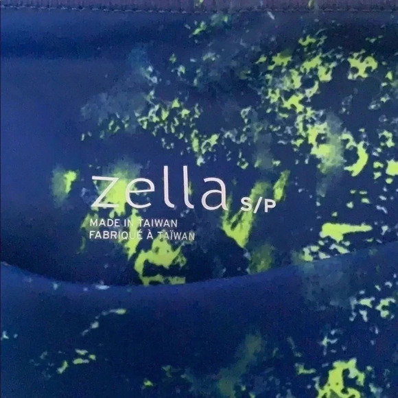 Zelle Capri leggings Blue Maz Barrier Reef NWT Size Small - Picture 5 of 5